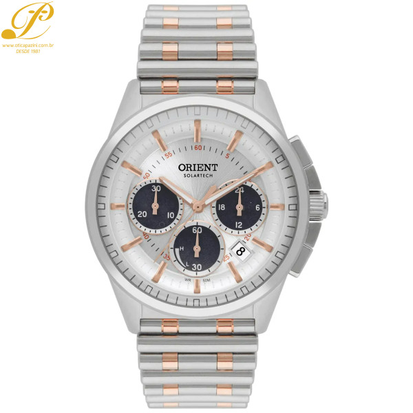 Relógio Orient Solartech Neo Vintage MTSSC046 S1SR