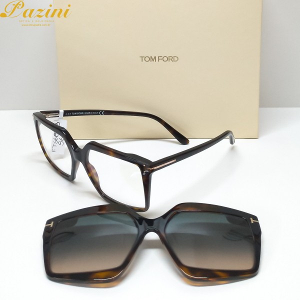 Armação Tom Ford para Receituário TF5689 Clip-on