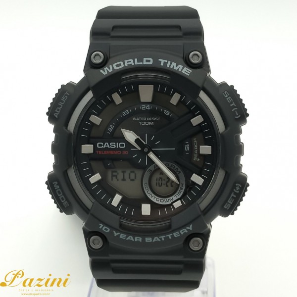 Relógio CASIO Ana-Digi AEQ-110W-1AVDF