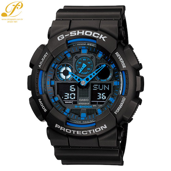 Relógio CASIO G-Shock Digital-Analógico GA-100-1A2DR