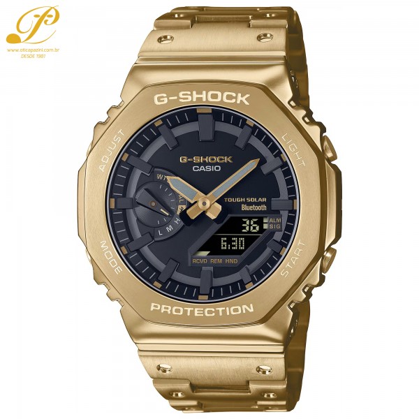 Relógio CASIO Tough Solar Metal G-Shock GM-B2100GD-9ADR