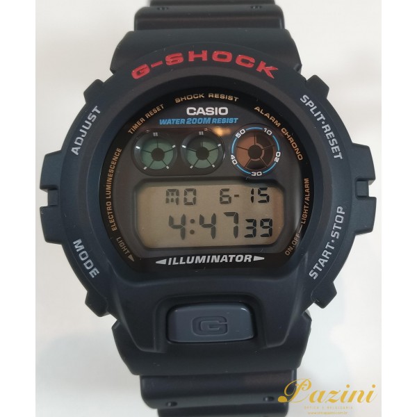 RELÓGIO CASIO G-SHOCK MODELO: DW-6900-1VDR