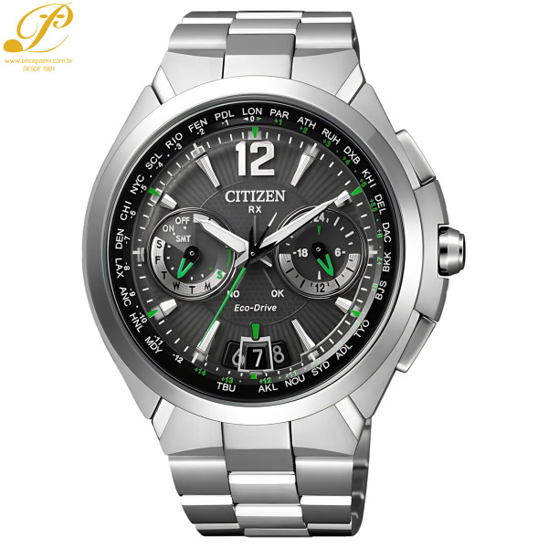 Relógio CITIZEN Eco Drive Satellite Wave GPS TZ20439G / CC1090-52F