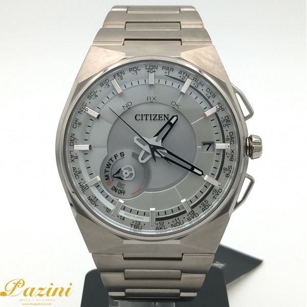 Relógio CITIZEN Eco Drive Satellite Wave GPS Titanium TZ30919Q CC2001-57A