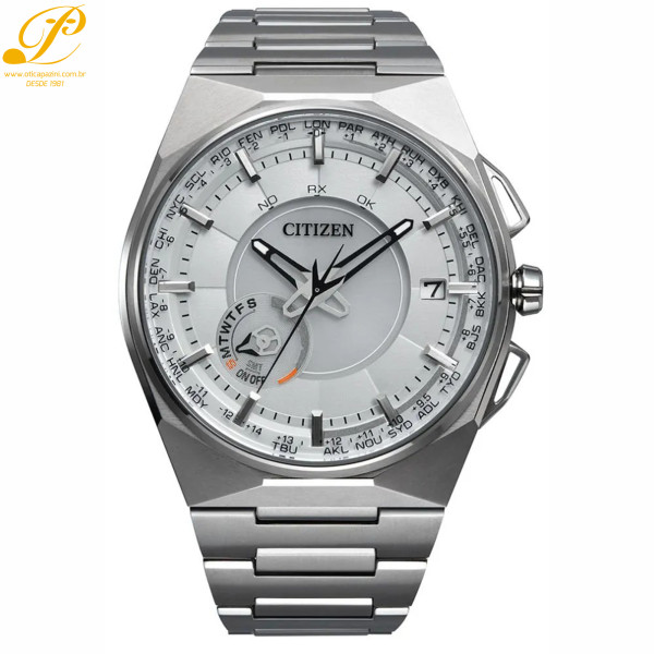 Relógio CITIZEN Eco Drive Satellite Wave GPS Titanium TZ30919Q CC2001-57A