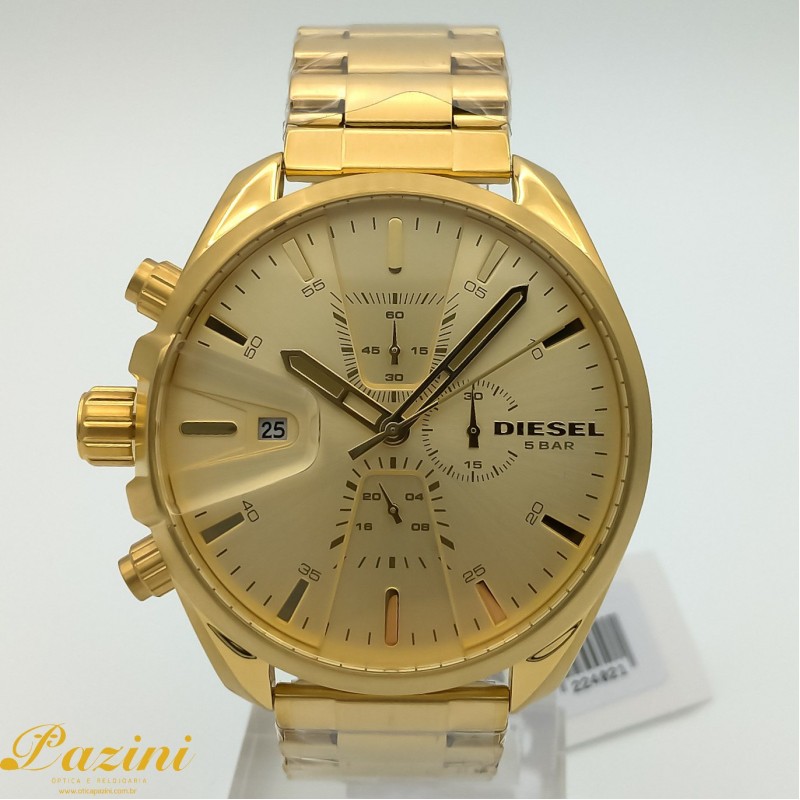 Relógio DIESEL MS9 Gold DZ4475 C1KX