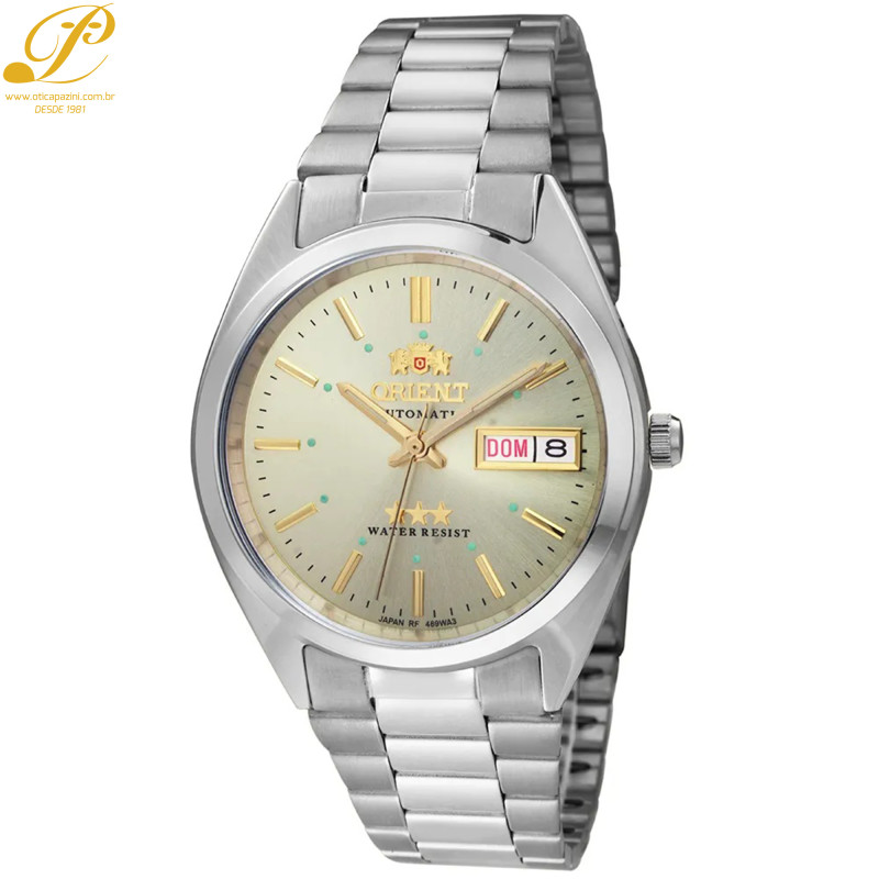 Relógio Orient Automático Masculino Clássico 469WA3NH B1SX Relógio Orient Automático Masculino Clássico 469WA3NH B1SX