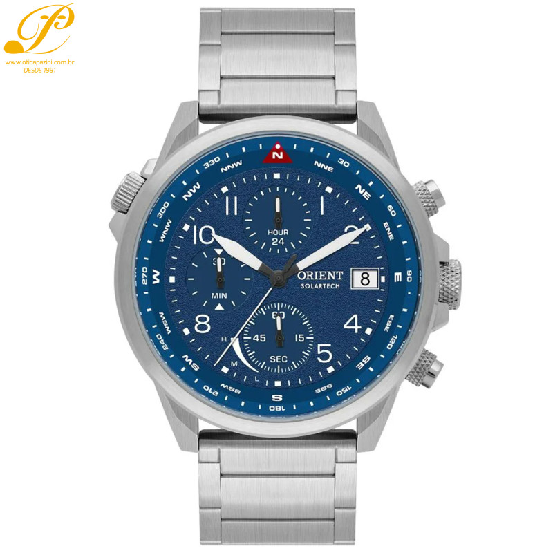 Relógio Orient Elite Land Solartech MBSSC287 D2SX Relógio Orient Elite Land Solartech MBSSC287 D2SX