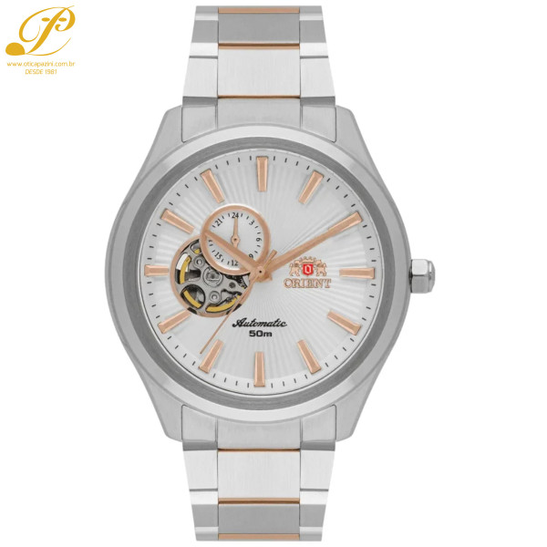 Relógio ORIENT Automático Open Heart NH3MM001 S1SR
