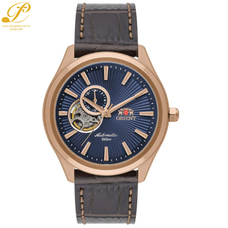 Relógio ORIENT Automático Open Heart NH3RC001 D1NX Relógio ORIENT Automático Open Heart NH3RC001 D1NX