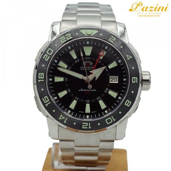 Relógio ORIENT Automático Poseidon GMT NH3SS001 P1SX