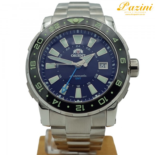 Relógio ORIENT Automático Poseidon GMT NH3SS003 D1SX