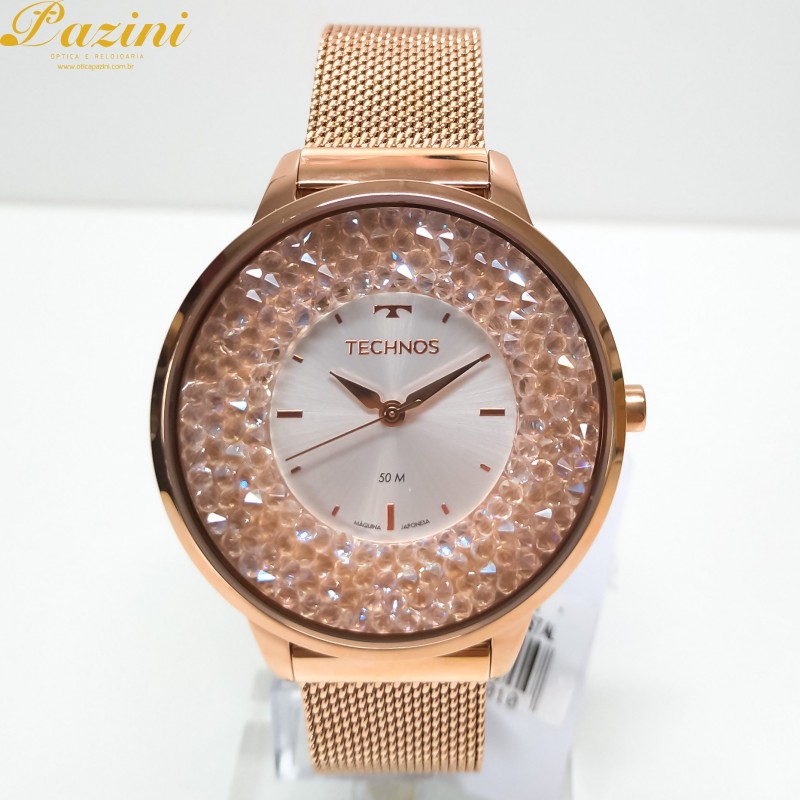 Relógio Technos Elegance Crystal - 2035MQB/5K