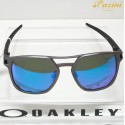 Óculos de Sol Oakley Latch Alpha Matte Light Gunmetal Prizm Sapphire Polarized