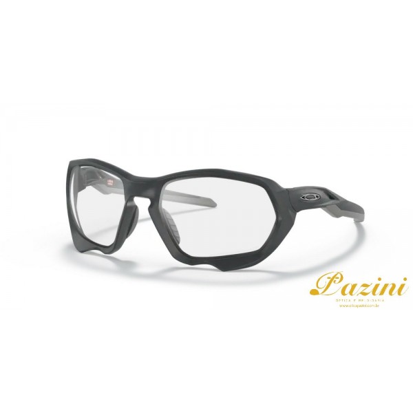 Óculos de Sol Oakley Plazma Matte Carbon Clear to Balck Iridium Photochromic