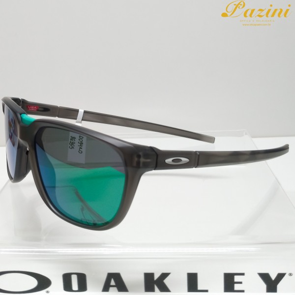 Óculos de Sol Oakley Anorak Matte Grey Smoke Prizm Jade